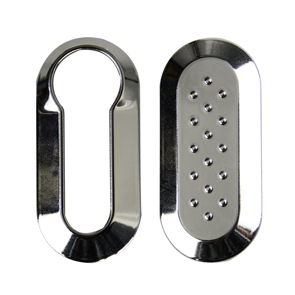 OkeyTech 1 шт. серебристый чехол для дистанционного ключа Оболочка Чехол подходит FIAT