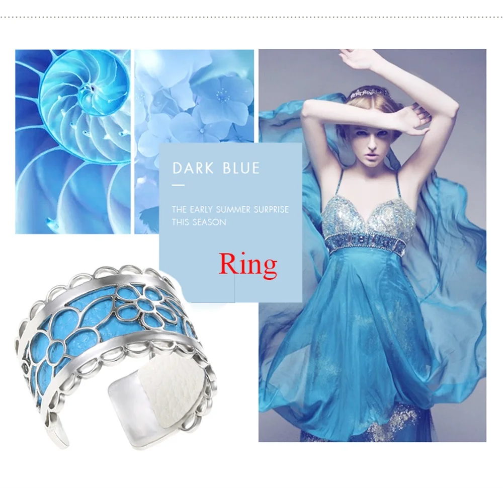 

Legenstar Stainless Steel Sliver Rings For Women 2019 Creative DIY Open Reversible Leather Love Ring Bague Femme Anillos