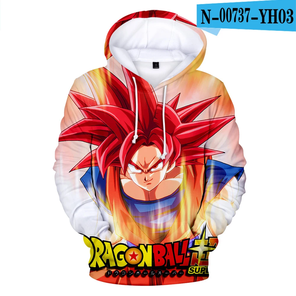3D Hot Sale Dragon Ball Z 3D Hoodies Men/Women Harajuku Style Sweatshirt poleron Dragon Ball Anime Hoodie Pullover Streetwear - Цвет: 3D