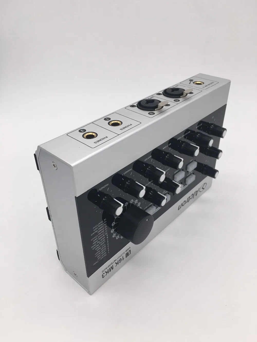 Alctron U16K MK3 USB аудио интерфейс внешняя звуковая карта для онлайн пения, пения телефона, записи, онлайн-чата, прослушивания музыки