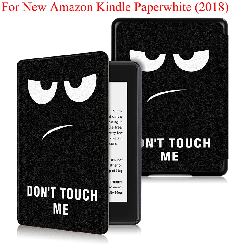 Для Amazon Paperwhite 2018 выпущенный умный чехол Fundas для Kindle 6 &quotEye цветок в стиле граффити
