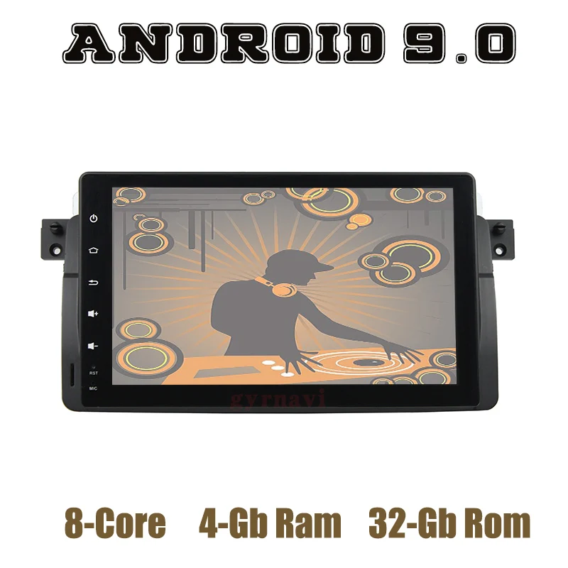 9 &quotips Android 0 автомобиля gps радио плеер для E46 m3 BMW 3 серии 318 320i 330 с dsp PX5 octa core 4 Гб + 32 ГБ
