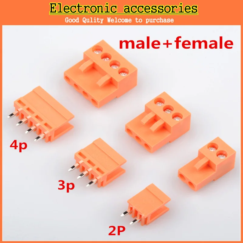 Ht396 2/3/4pin прямоугольный зажим типа 3 96 мм Шаг коннектор pcb винтовой клеммный блок