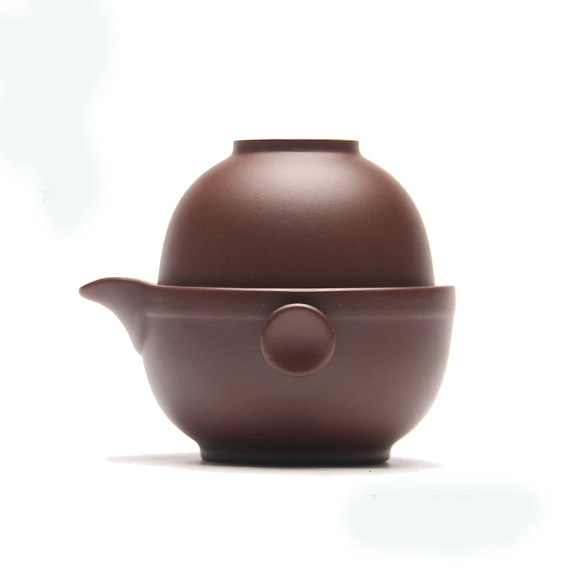 YiXing чайник фиолетовый ручной работы быстрый горшок чашки бутылка для воды