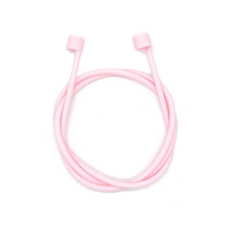 Pink Ремешок для наушников для Airpods анти-потеря ремень веревка для Bluetooth наушники силиконовый шнур-кабель - Цвет: Pink