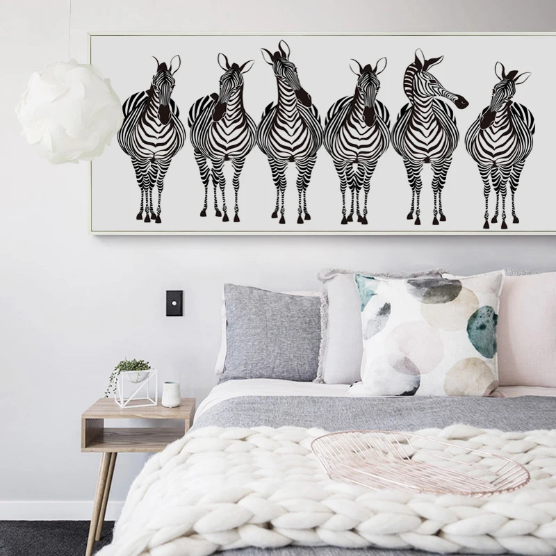 Картина постер с изображением зебры на стену 07 г|picture wall|print posterart painting |