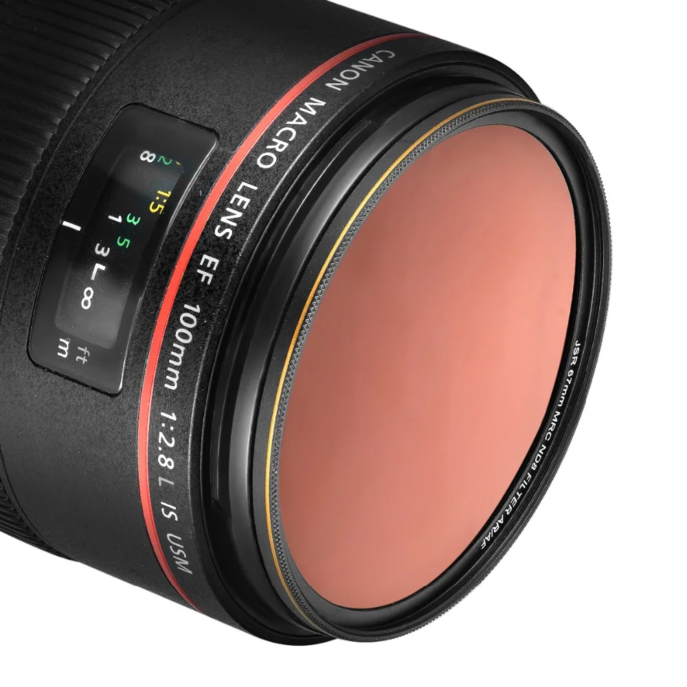 1pcs 52mm 58mm 67mm Optical Glass ND Neutral Density Filter ND4 ND8 ND16 Coated high-end filter For Nikon Canon camera Lens | Электроника