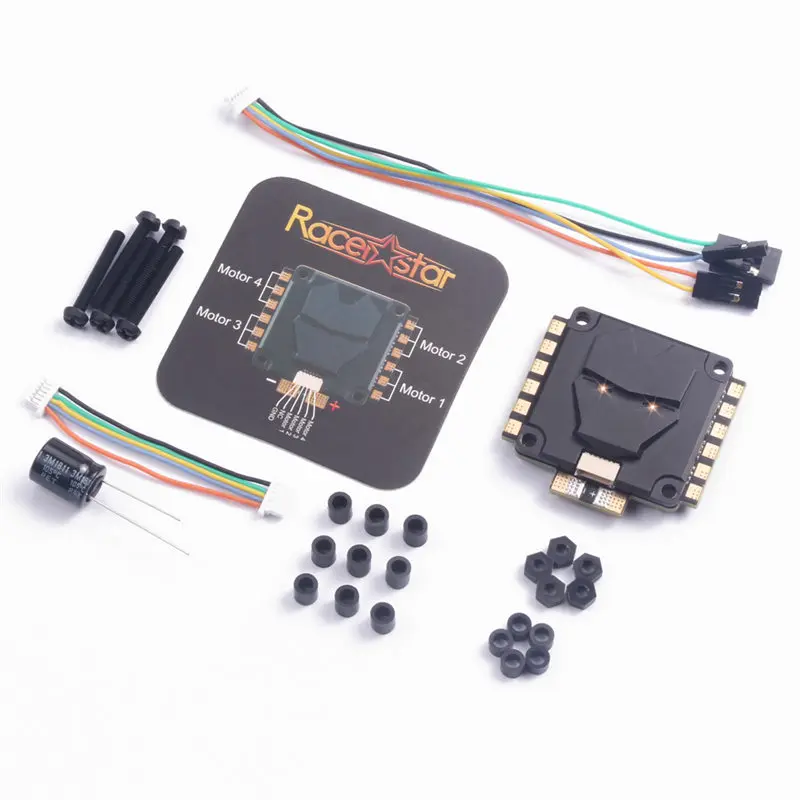 Специальное издание Racerstar металл CNC IP65 Водонепроницаемый 50A BL_32 2-6S DShot1200 4в1 ESC для радиоуправляемого дрона квадрокоптера рамка часть Асса