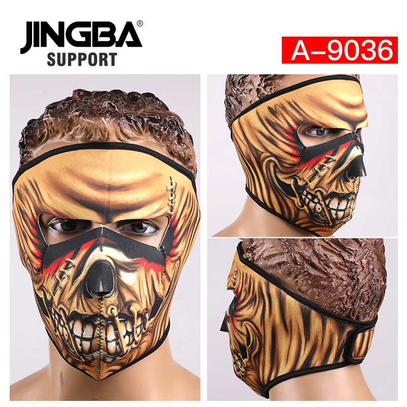 JINGBA маска для езды на велосипеде Ветрозащитная все лицо лица занятий спортом