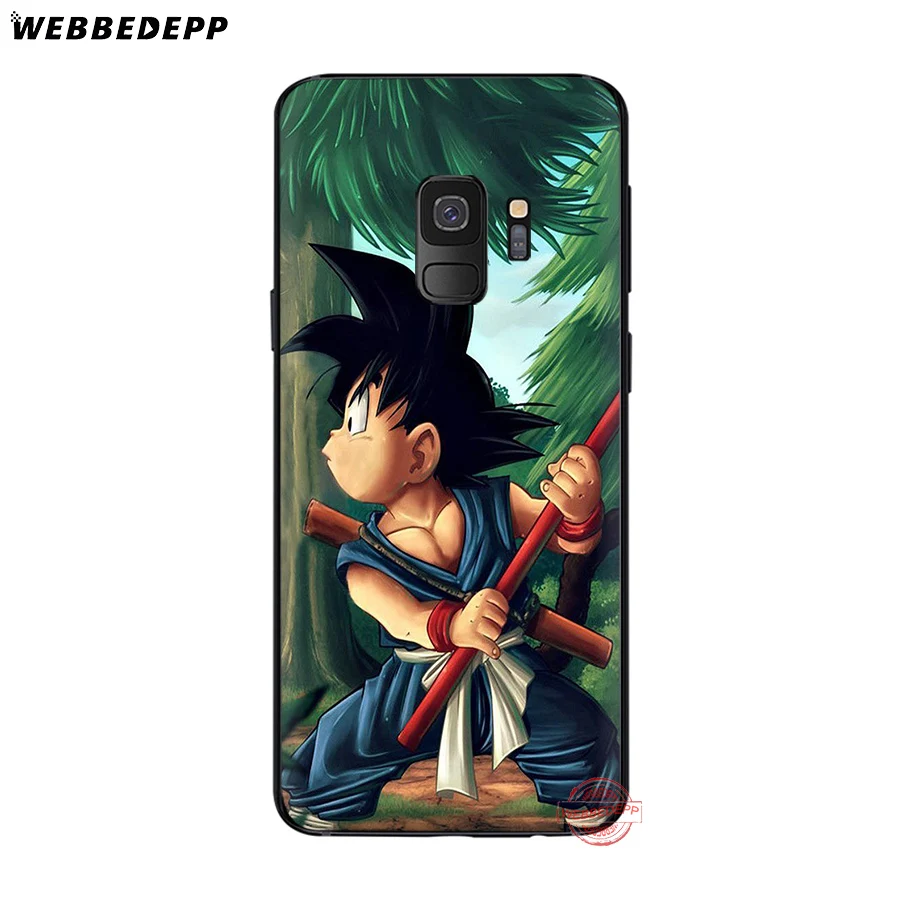 WEBBEDEPP dragon ball Z HD son goku Soft Case for Samsung A6 A7 A8 A9 J6 2018 S6 S7 S8 S9 S10E S20 Ultra Note 8 9 10 Lite Plus | Мобильные
