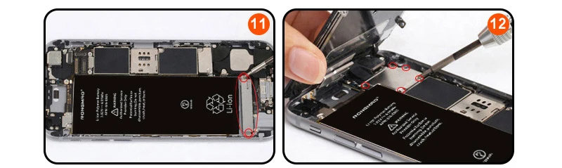10 шт. ноль циклов мобильный телефон литий-ионный аккумулятор для Apple iPhone 7 Plus батарея 2900 Емкость замена батареи телефона