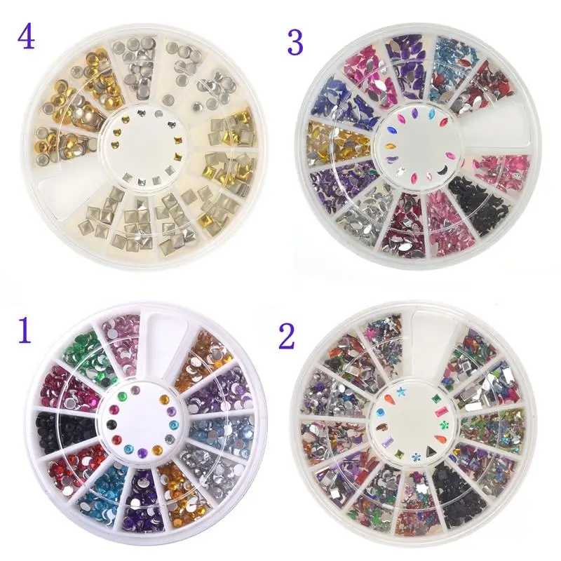 Elite99 Стразы для ногтей 2 мм акриловые украшения УФ геля телефона ноутбука DIY