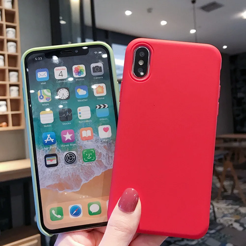 Чехол для iPhone XR чехол XS Max силиконовый Оригинальный Роскошный телефона 6 6S X 7 8 Plus