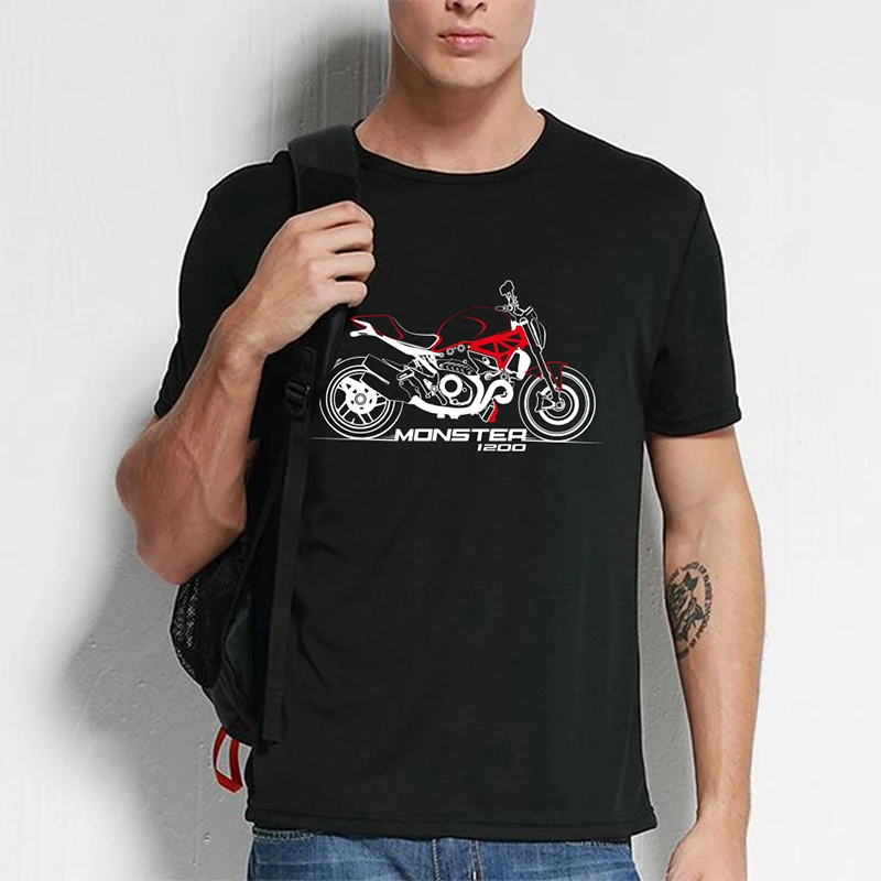 KODASKIN мотоциклетная футболка футболки мужские Топы И Футболки для Ducati Monster