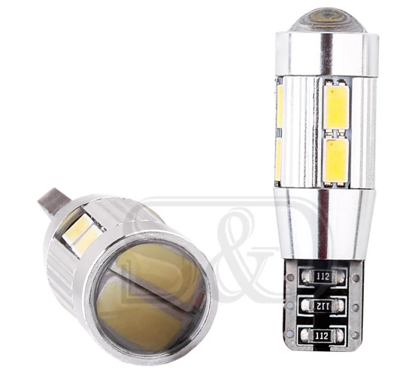 1 шт. T10 W5W 5630 SMD белый CANBUS OBC светодиодный светильник без ошибок 501 dash автомобильный