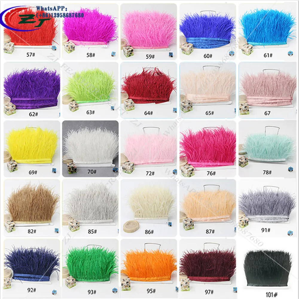 Wholesale 10mters 8-10cm Height Natural Fluffy Ostrich Feather Trim Wedding Dress Feathers Ribbon/Fringe For DIY Craft /Costume
Wholesale 10mters 8-10cm Height Natural Fluffy Ostrich Feather Trim Wedding Dress Feathers Ribbon/Fringe For DIY Craft /Costume