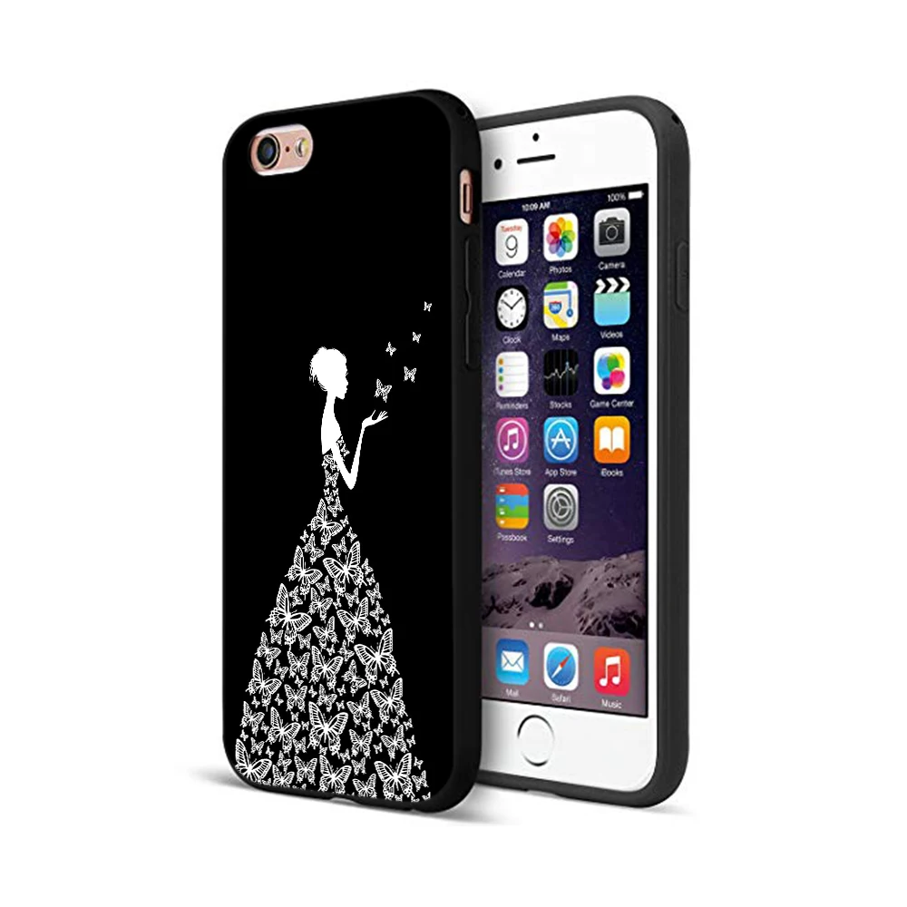 12070 Черный чехол ТПУ для iphone 5 5s se 6 6s 7 8 plus x 10 чехол силиконовый чехол для iphone XR XS 11 pro MAX чехол простой белый - Цвет: 12070