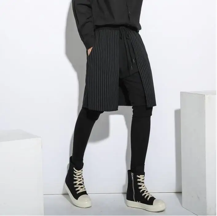 2019 стильные Harajuku стимпанк рок Поддельные 3 шт повседневные корейские крутые
