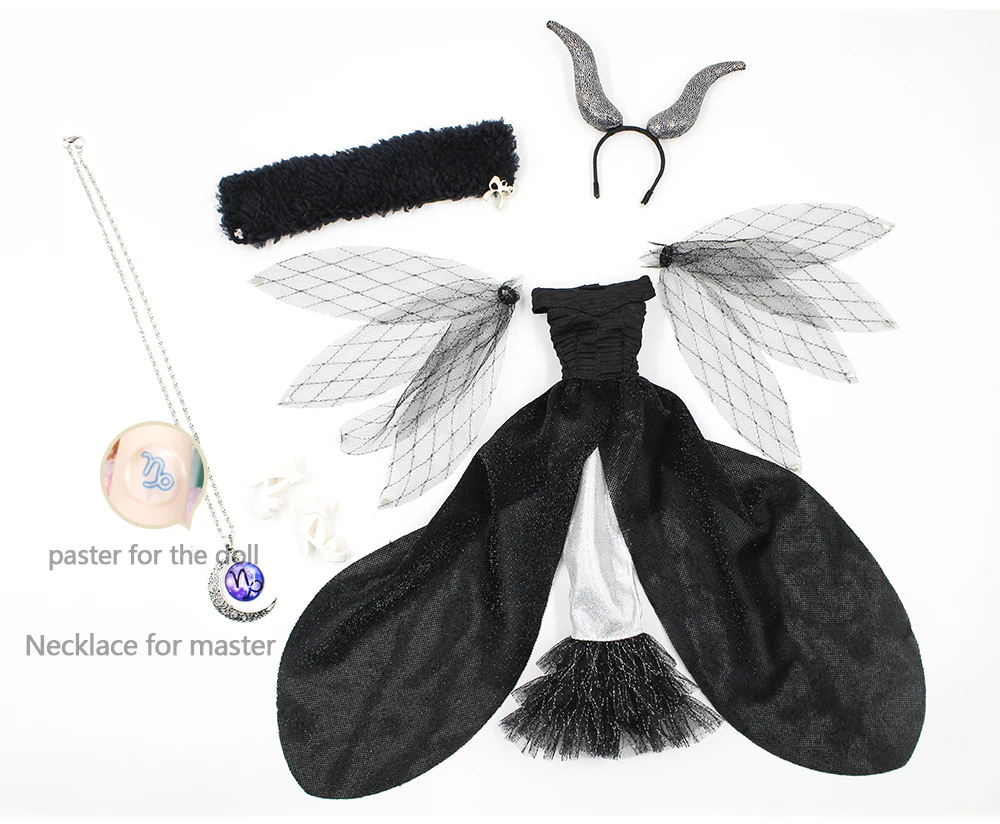 BJD Blyth кукла mm Девушка созвездия серия 35 см совместное тело куклы имя Capricorn black hair
