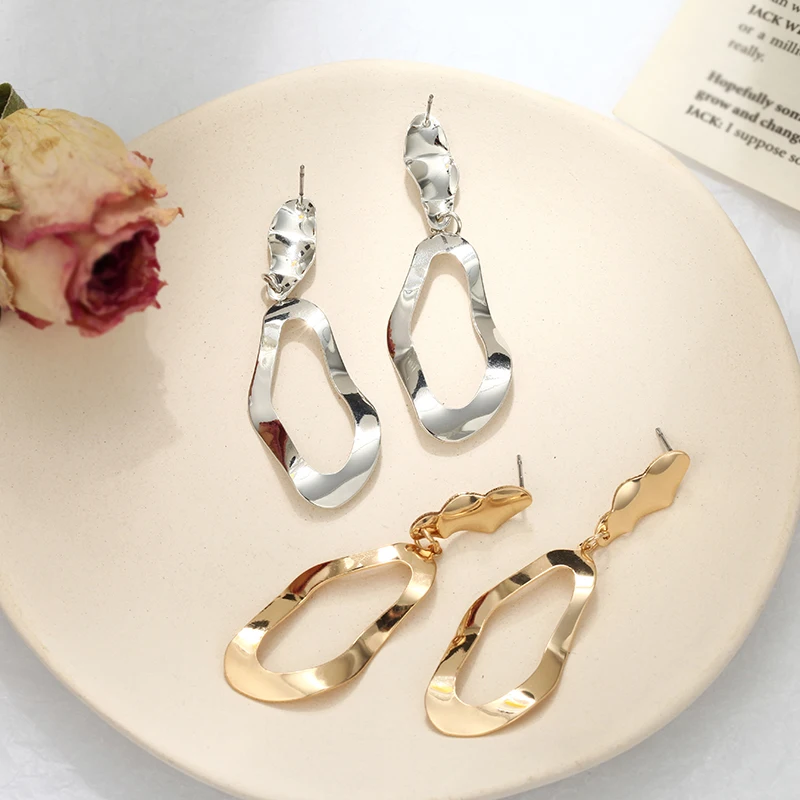 Серьги женские круглые геометрические 2019|Серьги-подвески| |