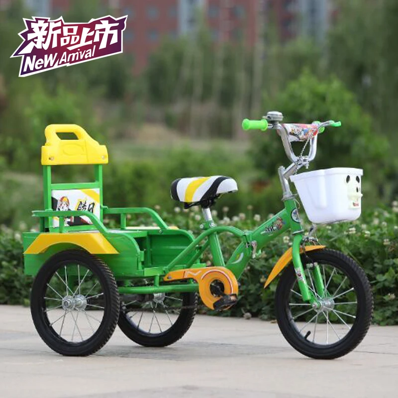 Новые дети с складной велосипед трехколесный ведро мода прохладный ребенка шины