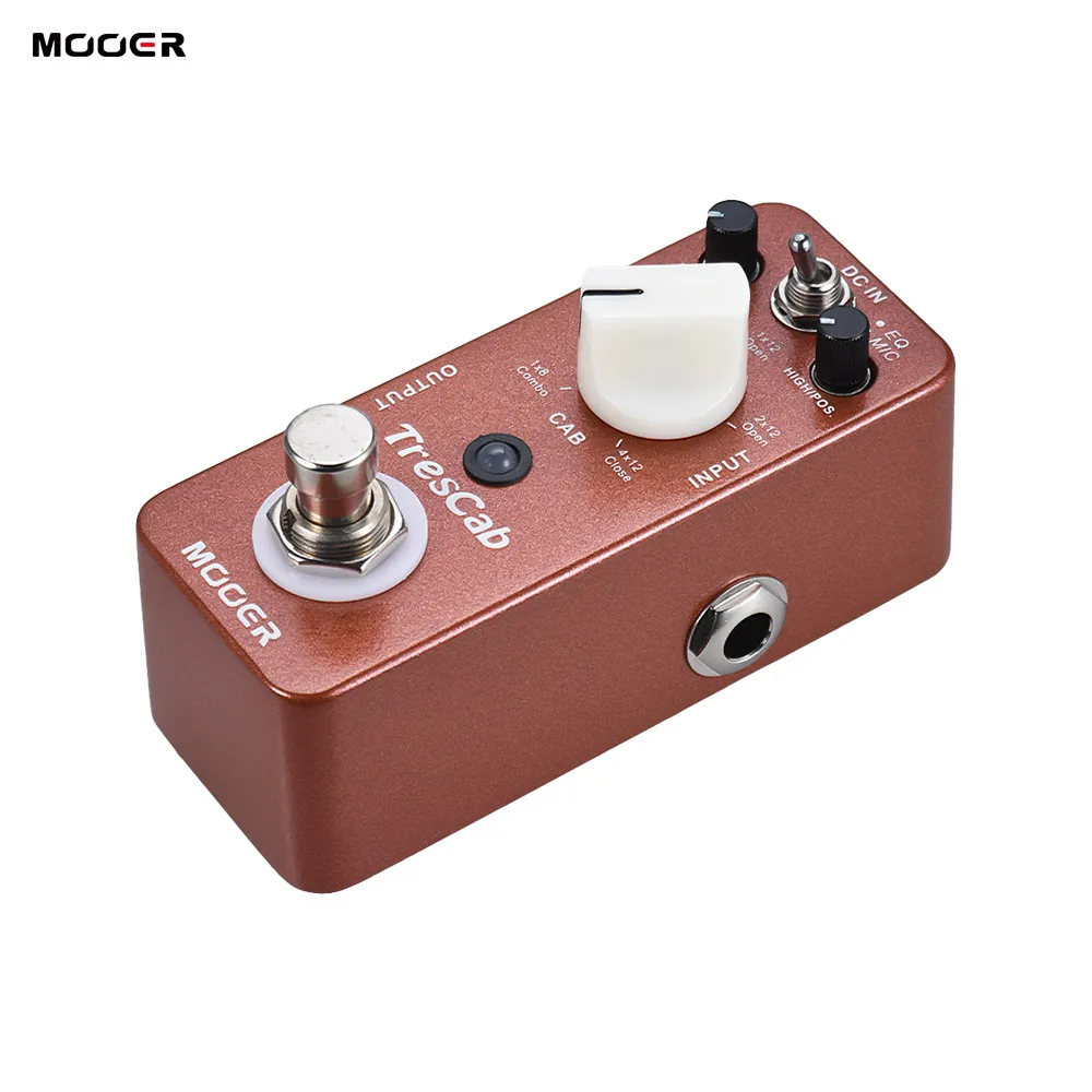 MOOER TresCab имитация кабинета педаль для гитарных эффектов настоящий байпас