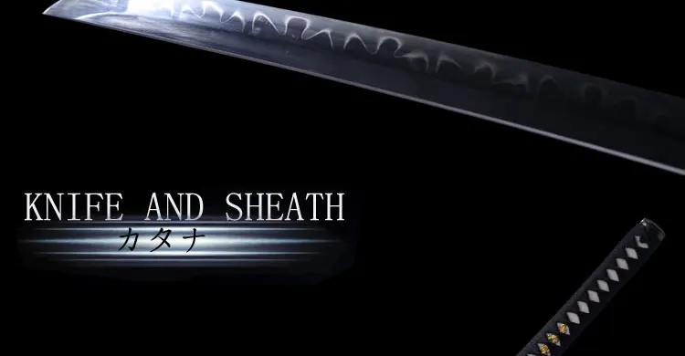 New samurai sword Fully Handmade T10 Carbon Steel No Hi Clay Tempered Obvious Hamon Japanese Katana Samurai Sword Sharp Battle