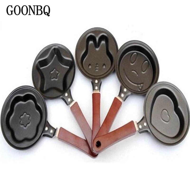 GOONBQ 1 шт. сковорода для яиц металлический цветок Звезда Сердце кролик Улыбка лицо
