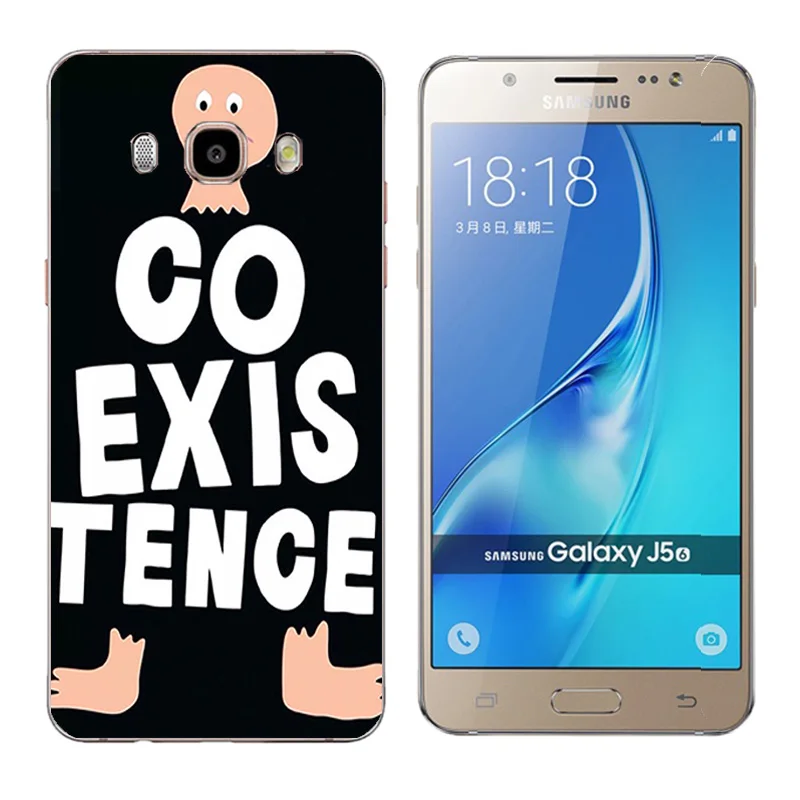 Чехол для телефона Funda Samsung Galaxy J5 2016 силиконовый чехол из ТПУ с принтом персонажа