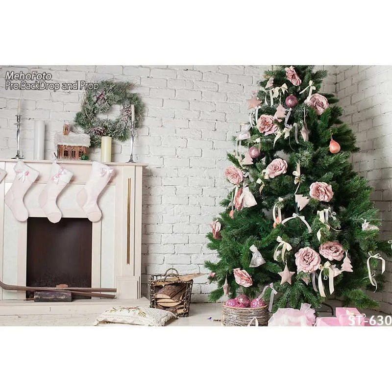 

Christmas Theme photography backgrounds Vinyl cloth Photography Backdrops computer printing backdrops for photo studio ST-630