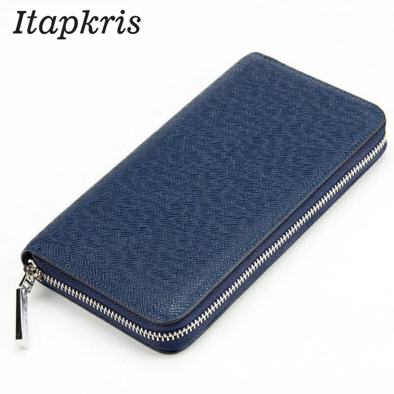 Модный винтажный Длинный кошелек для женщин и мужчин Кожаный