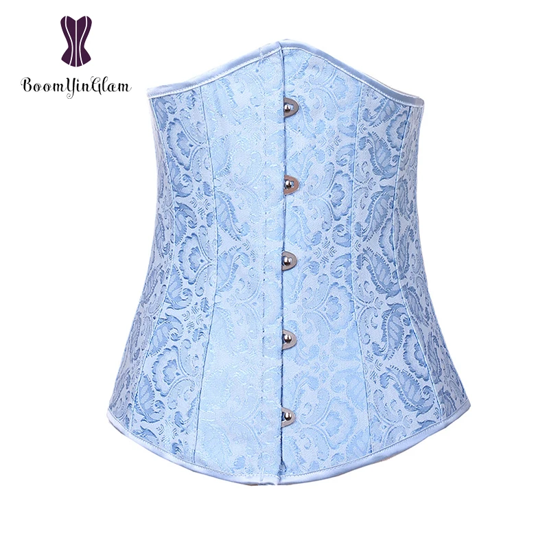 

High quality wholesale price mini waist cincher vintage costume underbust corset with T string size s-2xl
