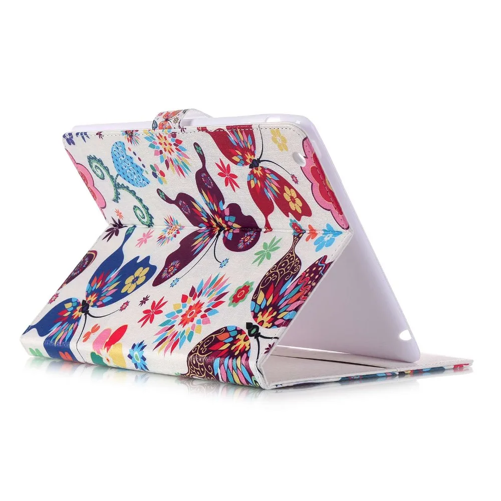 

For Coque Apple iPad 4 3 2 Cartoon Leather PU Soft TPU Back Case For Apple iPad 2 3 4 A1430 A1460 Case Cover