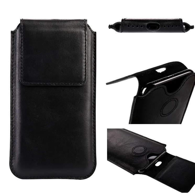 Black Jisoncase, чехол для iPhone X, Роскошный чехол, зарядное устройство, чехол для iPhone XS, сумка для телефона 5,8 дюймов, винтажный Тонкий флип, новинка - Цвет: Black