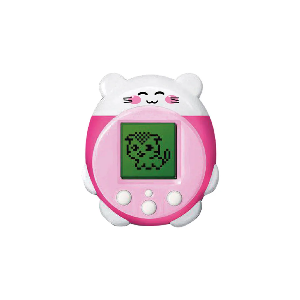 A Мини-машина электронная игровая машина Классическая 90S ностальгическая игровая машина электронная Виртуальная кибер-игрушка для домашних животных мини Qpet брелок# y4 - Цвет: A