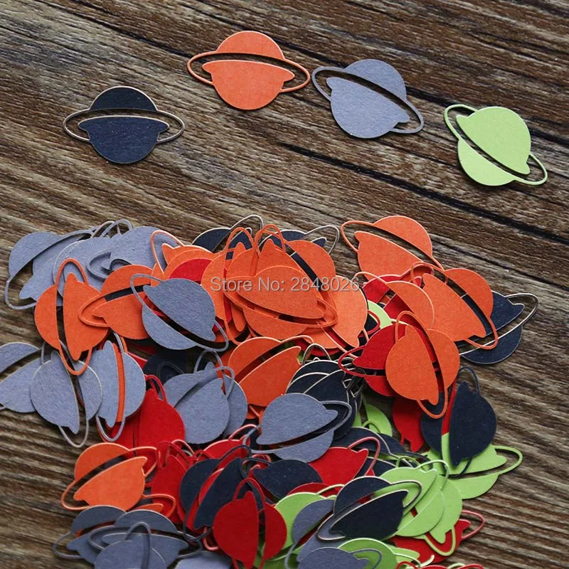 Планеты конфетти. Высечка для вечеринки в честь будущей матери декор девичника