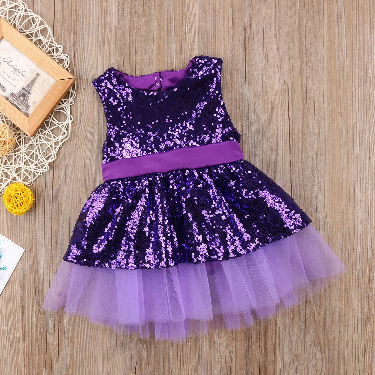 Kids Baby Girls Sequins Dress Princess Party Backless Bowknot Sundress Clothes Summer Lace Casual Ball Gown Clothing | Детская одежда и