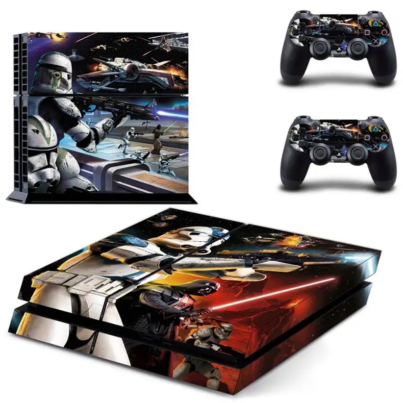 DPTM0421 Звездные войны игровая станция 4 ps4 Кожа Наклейка для sony ps4 кожа наклейки консоль и 2 контроллера Скины ps4 винил pegatinas переключатель - Цвет: DPTM0421