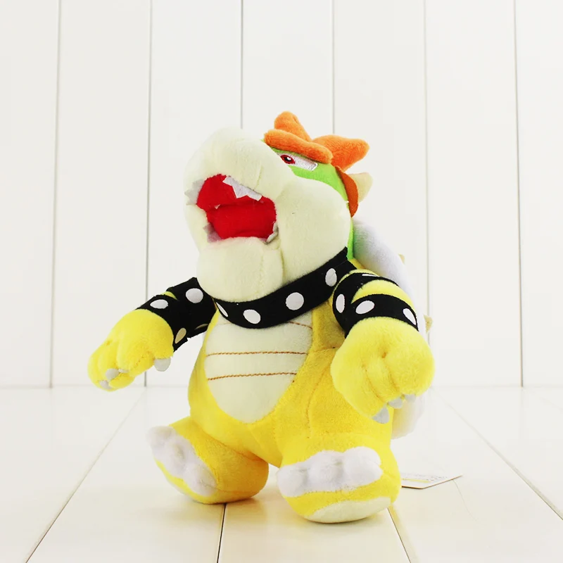 14-40 см Koopa плюшевые игрушки из мультфильмов Боузер кукла маленький Бадди Super Mario Bros Луиджи Йоши Венди Ларри булочка Pom Охотники за привидениями