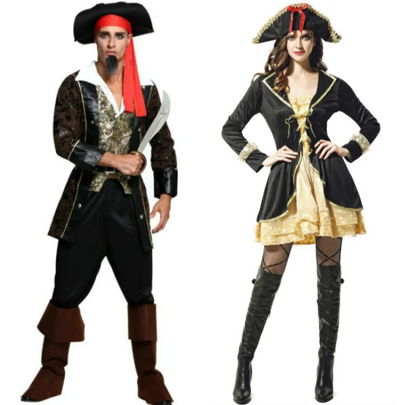 Аниме косплей для капитана Джека из фильма Пираты Карибского моря женское платье