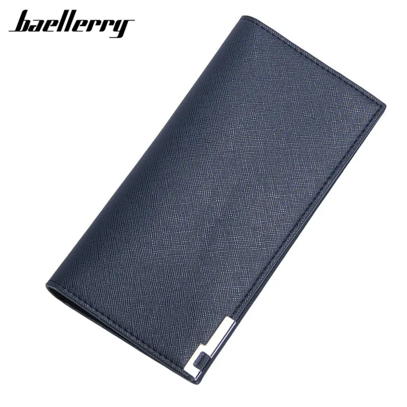 BAELLERRY тонкий мужской кошелек Тонкий кожаный мягкие мужские кошельки роскошный