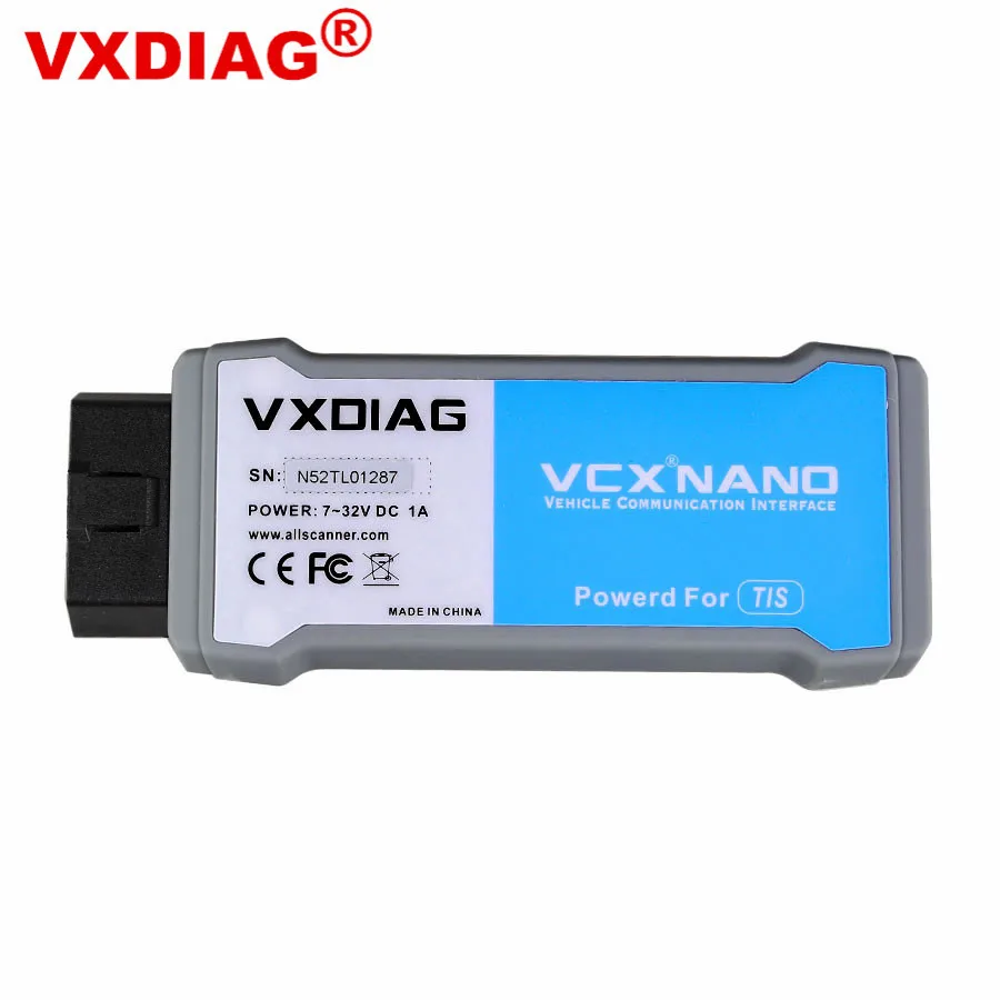 VXDIAG VCX NANO для TOYOTA TIS совместим с SAE J2534 поддержка автомобильной диагностики может