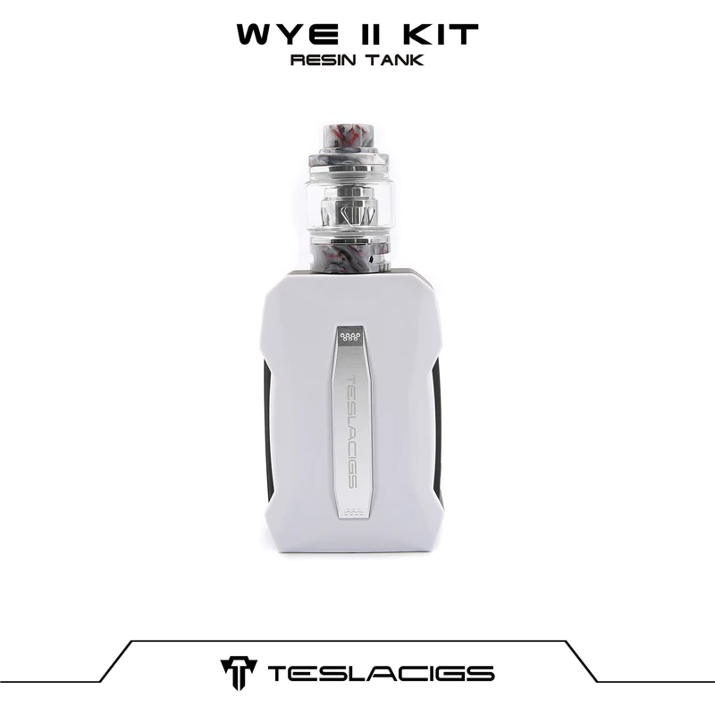 Оригинал Тесла Уай II Kit электронная сигарета и Teslacigs 215 W тройник mod 4/6 мл смоляной