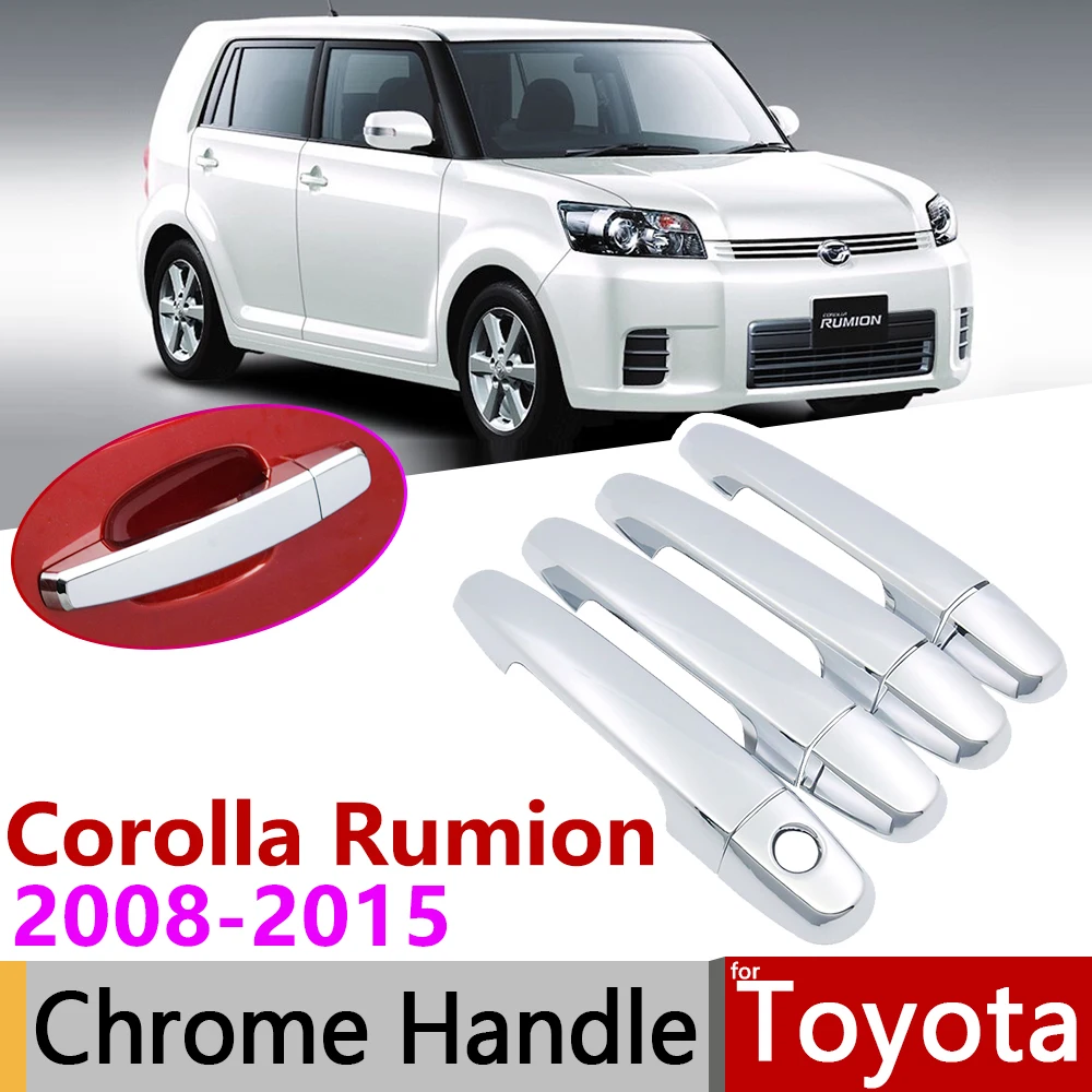 Хромированная накладка на дверную ручку для Toyota Corolla Rumion рукакус 2008 ~ 2015
