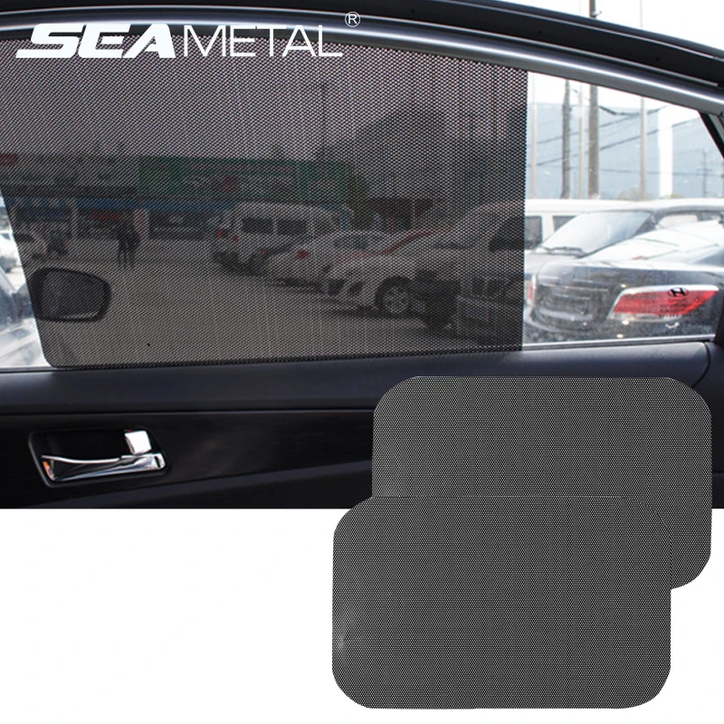 Car Sticker Window Sun Shades Covers UV Protector 2Pcs Door Glass Windshield PVC Visor Shield Solar Universal Auto Accessories | Автомобили