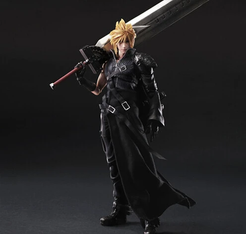 Final Fantasy Action Figure Play Arts коллекция игрушек Kai Cloud Strife игра Playarts PA34|toy doll stroller|toy schnauzerdoll