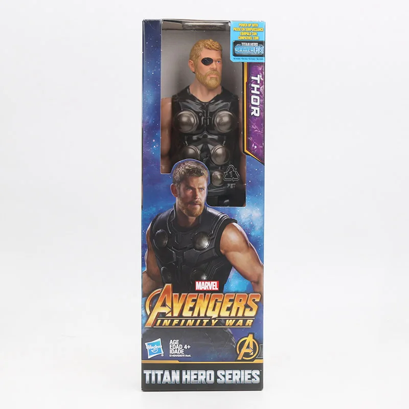thor Игрушки Marvel, 30 см, Мстители 3, война бесконечности, Тор, Звездный владыка, Капитан Америка, Железный человек, фигурка титанов, герой серии, Студенческая Модель - Цвет: thor