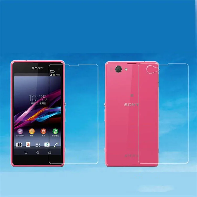 В розничной упаковке 2 шт./лот Передняя и задняя закаленная стеклянная защита для