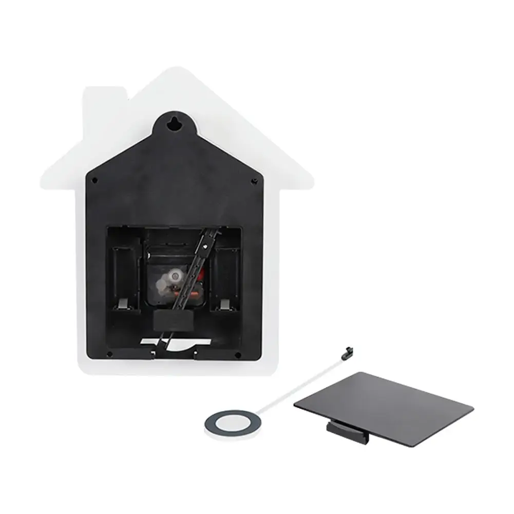 Часы AUGKUN Cuckoo, настенные часы для гостиной, будильник с птицей, короткие современные часы для детей, украшения для дома