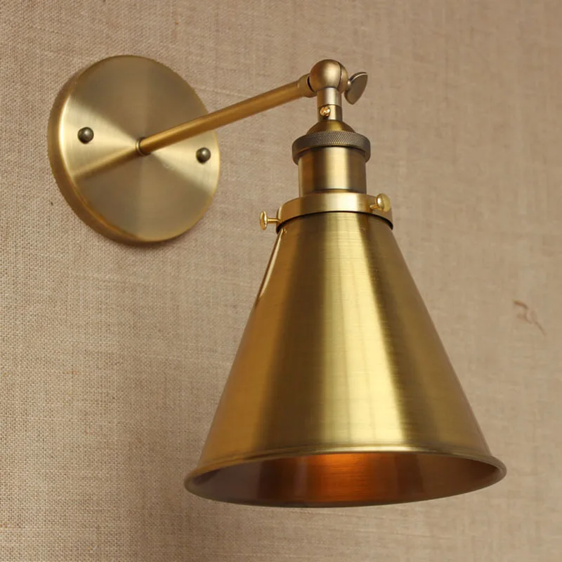 Винтажный Бронзовый настенный светильник в стиле ретро E27 110 220 В|lamp aromatherapy|lampwall lamp